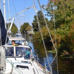 arriving at the south mills locks