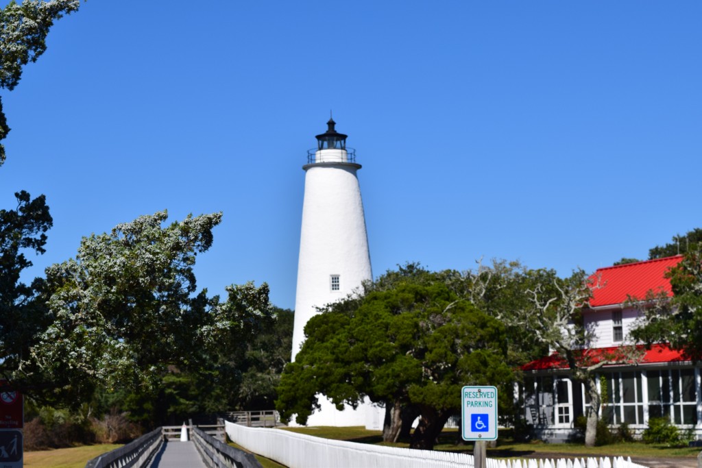 Ocracoke Lighthouse. Oldest in NC, built 1823