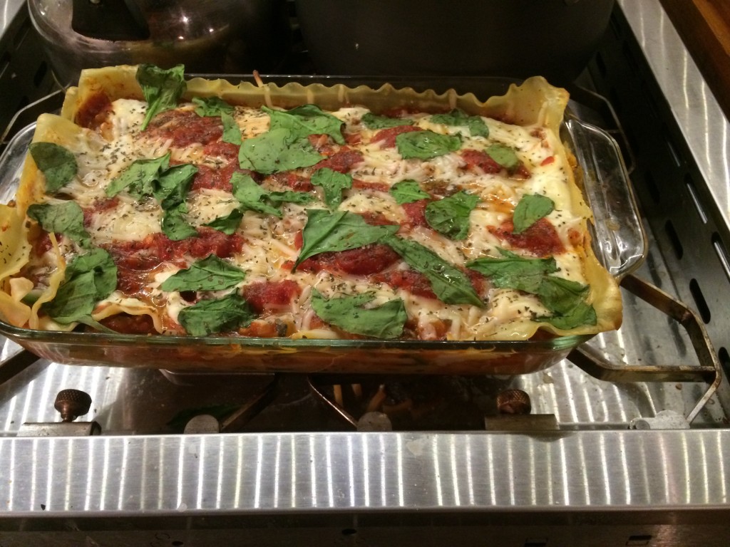 and also for a good homemade lasagna