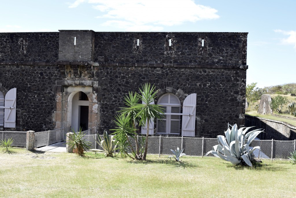 Fort turned into a cactus garden