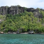 Marigot Bay, not many people around.