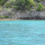 Beautiful clear water great for a snorkel. I jumped in the second the anchor was set.