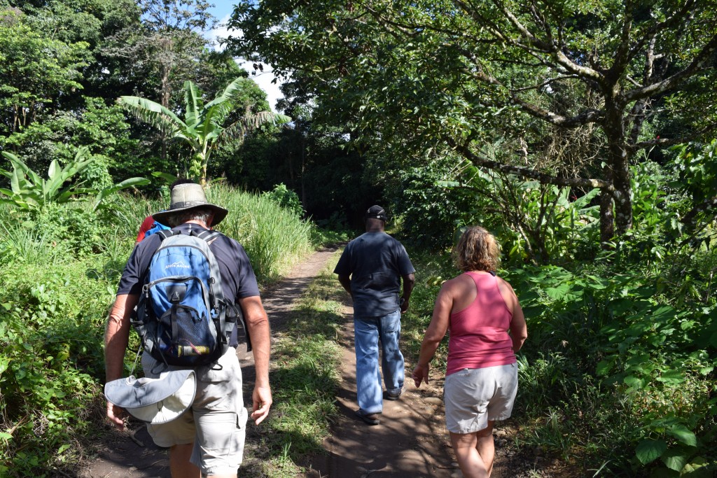 Our driver, Alan, was kind enough to show us where to start our hike