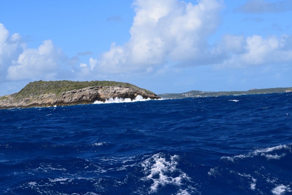 Watching Antigua get closer and closer was such a welcoming sight