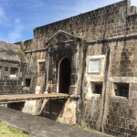 Brimstone Hill Fort built in 1700 by slave labor