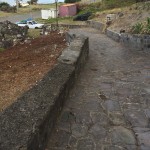 The slave path. Steep cobblestone path that lead straight from the docks to the main town center. Terrible history of this road