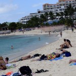 Maho Beach-yes the boat bar on land is still there