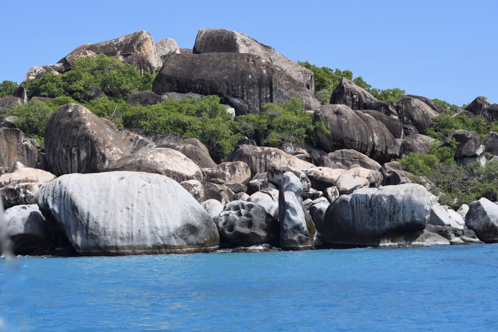 The Baths from the mooring field