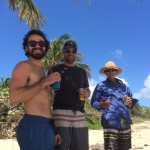 Jeff, Erik, and (the) Nate relaxing at Zoni