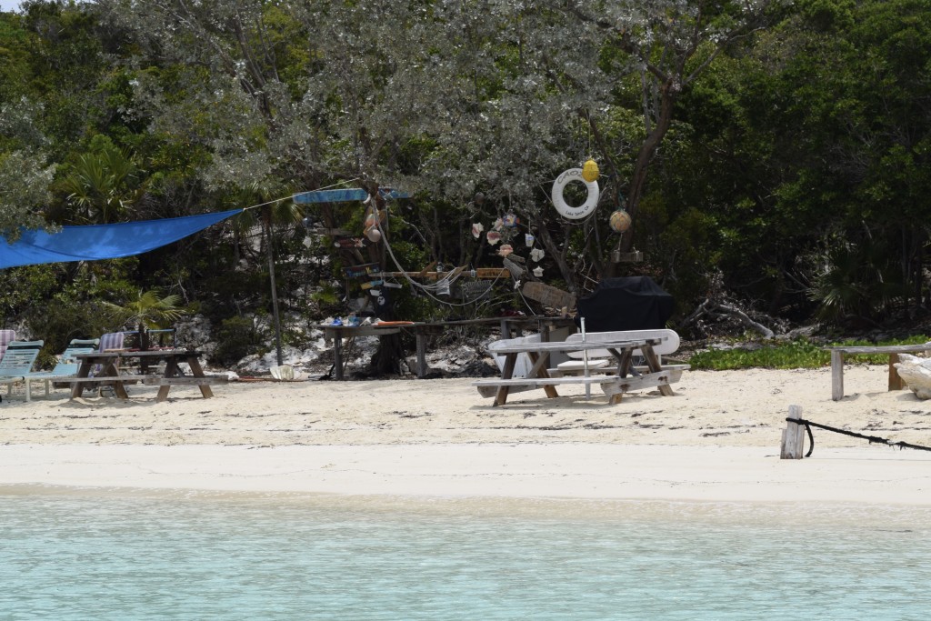 Bill's Beach - where cruisers have donated and compiled the perfect recipe of a beach