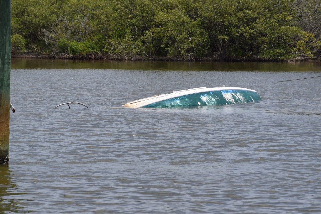 ICW is chalk full of half submerged vessels