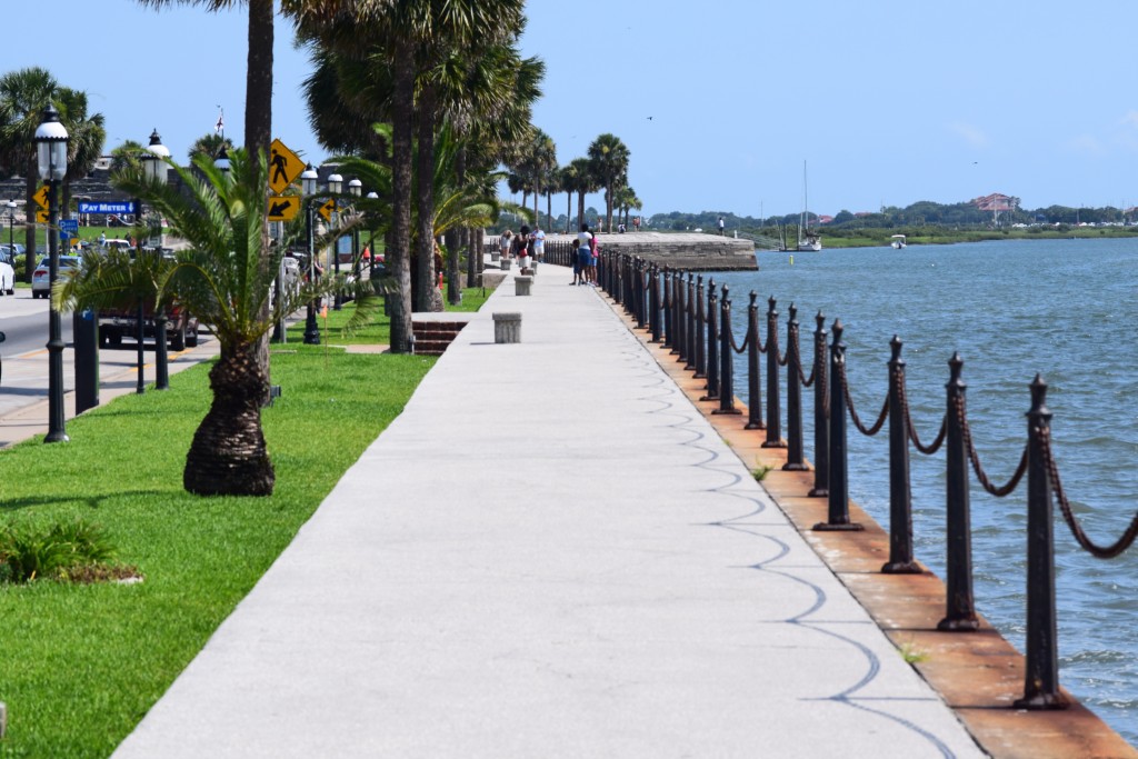 sidewalk along the ocean/ICW