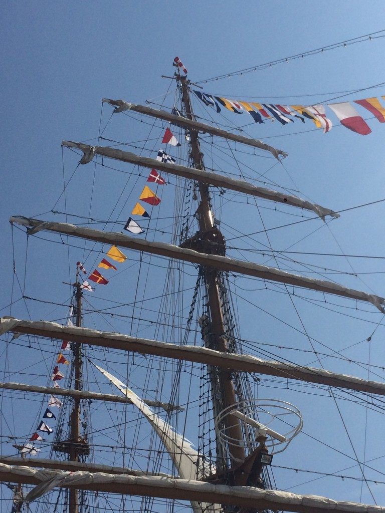 Tall ship from Ecuador was in port